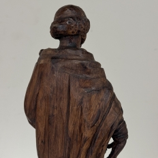 18th Century Carved Oak Figure of St. Bartholomew