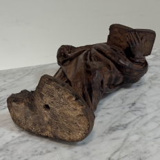 18th Century Carved Oak Figure of St. Bartholomew