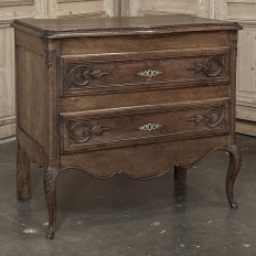 19th Century Louis XV Country French Oak Commode