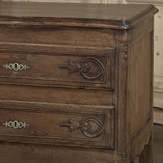 19th Century Louis XV Country French Oak Commode
