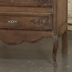 19th Century Louis XV Country French Oak Commode