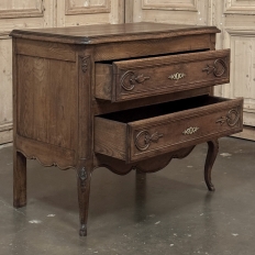 19th Century Louis XV Country French Oak Commode