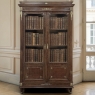 19th Century French Louis XVI Bookcase in Acajou Moucheté Mahogany