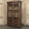 19th Century French Louis XVI Bookcase in Acajou Moucheté Mahogany