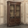 19th Century French Louis XVI Bookcase in Acajou Moucheté Mahogany