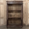 19th Century French Louis XVI Bookcase in Acajou Moucheté Mahogany