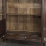 19th Century French Louis XVI Bookcase in Acajou Moucheté Mahogany