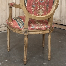 Set of 8 French Louis XVI Fruitwood Dining Chairs includes 2 Armchairs