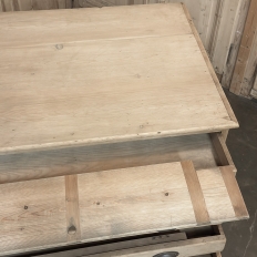 Antique French Stripped Pine Architect’s Map ~ Blueprint Cabinet