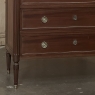 Louis XVI Mahogany Carrara Marble Top Commode