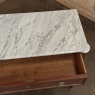 Louis XVI Mahogany Carrara Marble Top Commode