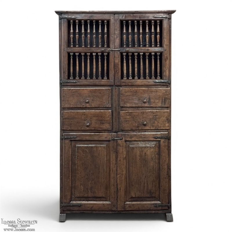 18th Century Spanish Walnut Cabinet