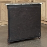 Empire Demilune Lyre Console in Mahogany with St. Anne Marble Top