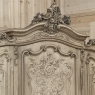 Antique Louis XV Style Stripped Oak Triple Door Armoire