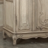 Antique Louis XV Style Stripped Oak Triple Door Armoire