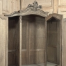 Antique Louis XV Style Stripped Oak Triple Door Armoire