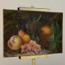Early 19th Century Oil Painting on Canvas Mounted on Wood signed E. Chester