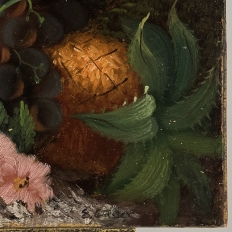 Early 19th Century Oil Painting on Canvas Mounted on Wood signed E. Chester