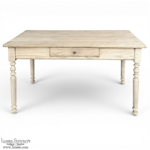 Antique Country French Oak End Table ~ Library Table