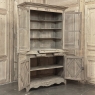 18th Century Louis XVI Inlaid Stripped Oak Bookcase ~ Bibliotheque