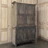 18th Century Louis XVI Inlaid Stripped Oak Bookcase ~ Bibliotheque