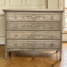 18th Century Liègeois Louis XVI Period Stripped Oak Commode