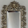 Pair of 19th Century Italian Renaissance Cast Bronze Mirrored Wall Sconces