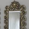 Pair of 19th Century Italian Renaissance Cast Bronze Mirrored Wall Sconces