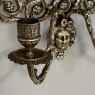 Pair of 19th Century Italian Renaissance Cast Bronze Mirrored Wall Sconces