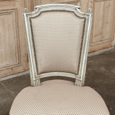 Set of 8 French Louis XVI Painted Dining Chairs