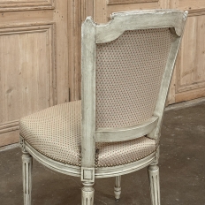 Set of 8 French Louis XVI Painted Dining Chairs