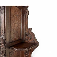Grand 19th Century French Renaissance Revival Bookcase signed by Sculptor Benjamin Deguil