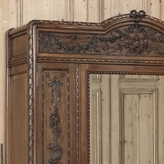 19th Century French Louis XVI Walnut Armoire