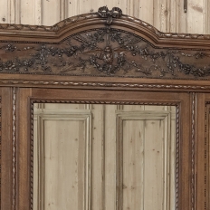 19th Century French Louis XVI Walnut Armoire