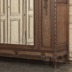 19th Century French Louis XVI Walnut Armoire