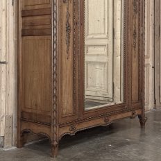 19th Century French Louis XVI Walnut Armoire