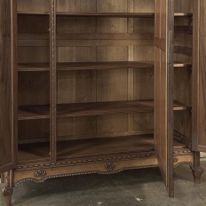 19th Century French Louis XVI Walnut Armoire