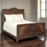 19th Century French Louis XVI Walnut Bed