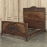 19th Century French Louis XVI Walnut Bed