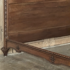 19th Century French Louis XVI Walnut Bed