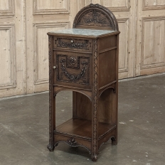 19th Century French Louis XVI Walnut Nightstand