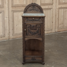 19th Century French Louis XVI Walnut Nightstand