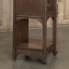 19th Century French Louis XVI Walnut Nightstand