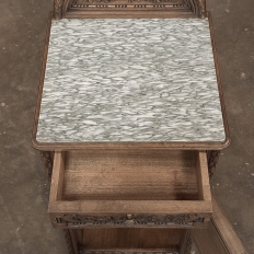19th Century French Louis XVI Walnut Nightstand