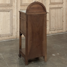 19th Century French Louis XVI Walnut Nightstand