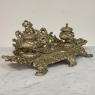 19th Century French Bronze Double Inkwell in Renaissance Revival Style