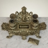 19th Century French Bronze Double Inkwell in Renaissance Revival Style