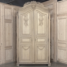 Grand 18th Century Oak Louis XVI Armoire from Namur