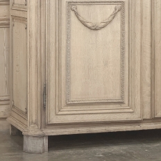 Grand 18th Century Oak Louis XVI Armoire from Namur