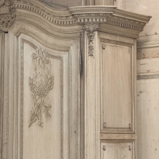 Grand 18th Century Oak Louis XVI Armoire from Namur